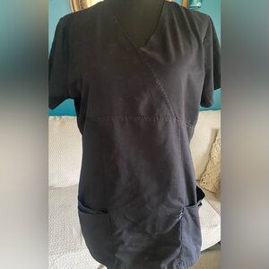 Black Scrub Top